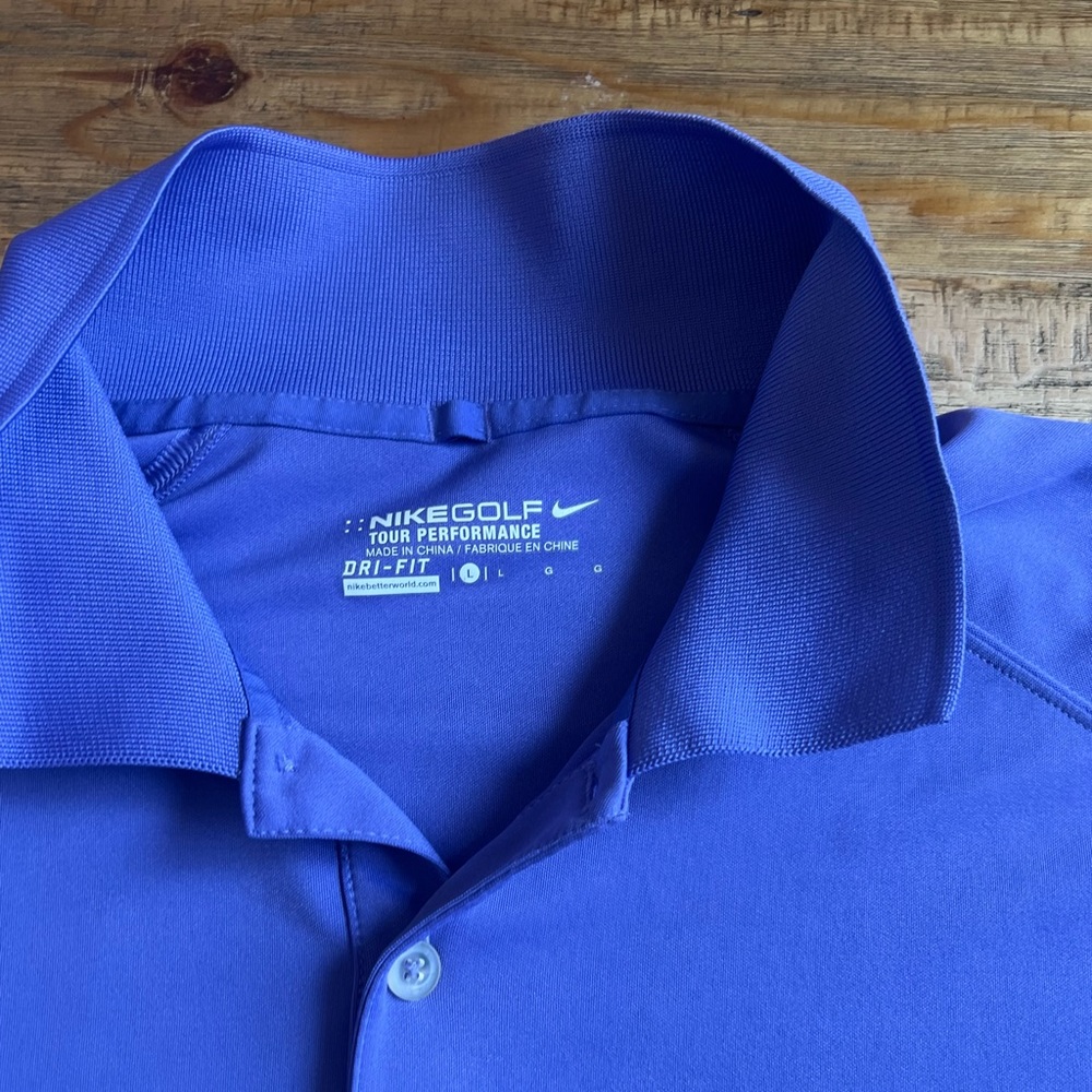 Nike, Golf polo, L, purple